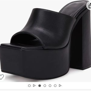 Black Platform Heels